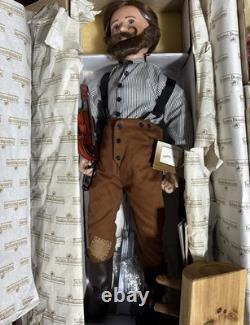 Complete Set 8 Little House On The Prairie Dolls Ma Pa Mary Laura Carrie Grace +