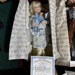 Complete Set 8 Little House On The Prairie Dolls Ma Pa Mary Laura Carrie Grace +