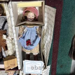 Complete Set 8 Little House On The Prairie Dolls Ma Pa Mary Laura Carrie Grace +