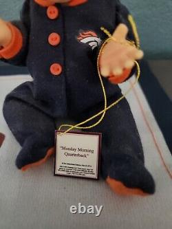 Complete set of 12 Ashton-Drake Denver Broncos collectible baby dolls