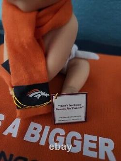 Complete set of 12 Ashton-Drake Denver Broncos collectible baby dolls