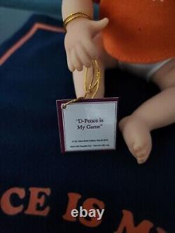 Complete set of 12 Ashton-Drake Denver Broncos collectible baby dolls