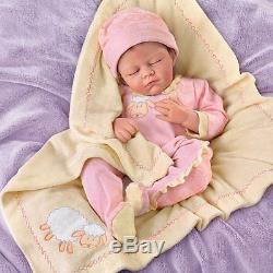Counting Sheep 18'' Weighted Poseable Lifelike Baby Doll by Ashton-Drake