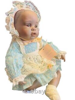 Danielle' LAST IN SERIES-Yolanda Bello-African American Porcelain DOLL-NEW NEW