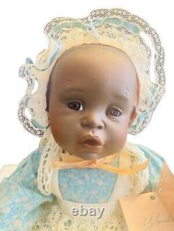 Danielle' LAST IN SERIES-Yolanda Bello-African American Porcelain DOLL-NEW NEW