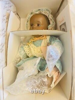 Danielle' LAST IN SERIES-Yolanda Bello-African American Porcelain DOLL-NEW NEW