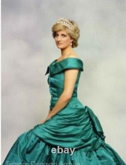 Diana Princess of Wales Ashton Drake Tomescu doll 1998 Green Portrait gown 20