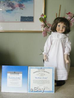 Dianna Effner 15 porcelain Bedtime Jenny doll for Ashton Drake Galleries