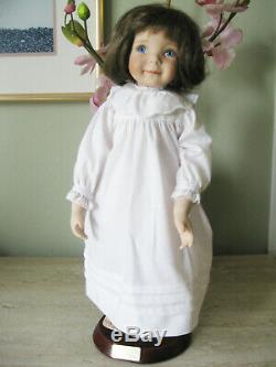 Dianna Effner 15 porcelain Bedtime Jenny doll for Ashton Drake Galleries