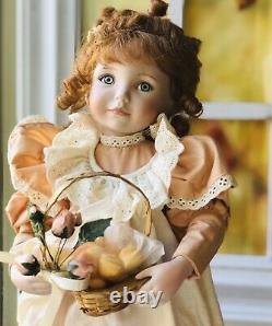 Dianna Effner for Ashton Drake Galleries Peaches & Cream Porcelain Doll 14 COA