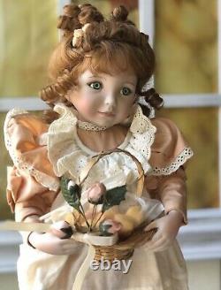 Dianna Effner for Ashton Drake Galleries Peaches & Cream Porcelain Doll 14 COA