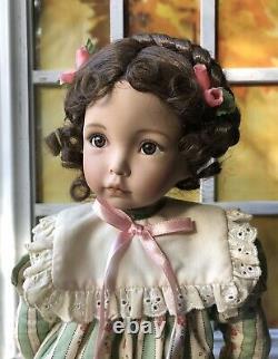 Dianna Effner porcelain doll, Emily 16 With COA Ashton Drake Limited Ed doll