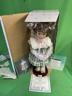 Dianna Effner porcelain doll, Emily 16 With COA Ashton Drake New Open Box