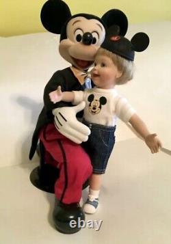 Disney Porcelain Doll Set The Ashton Drake Galleries A Hug for Mickey