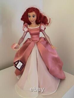Disney Princess Ariel Ball Jointed Doll Holding Shell With Pearl