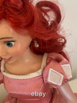 Disney Princess Ariel Ball Jointed Doll Holding Shell With Pearl