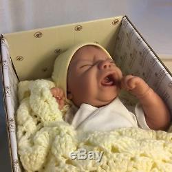 Dont Cry Little Kaitlyn Silicone Baby Doll by The Ashton-Drake Galleries NEW