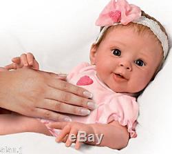 ELLA Weighted Breathing Lifelike Baby Doll by Ashton-Drake