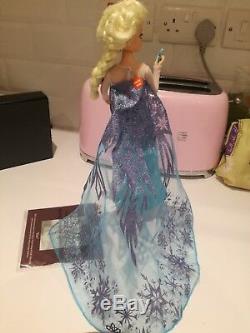 Elsa Frozen Ashton Drake Doll Disney Bradford Exchange singing musical Rare