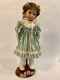 Emily 1995 Ashton Drake Dianna Effner Classic Collection Doll & Stand 16