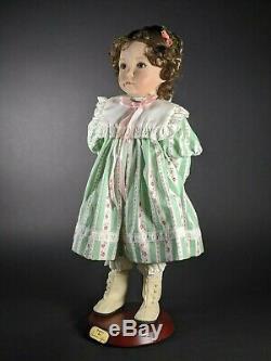 Emily 1995 Ashton Drake Dianna Effner Classic Collection Doll & Stand 16