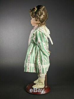 Emily 1995 Ashton Drake Dianna Effner Classic Collection Doll & Stand 16