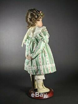 Emily 1995 Ashton Drake Dianna Effner Classic Collection Doll & Stand 16