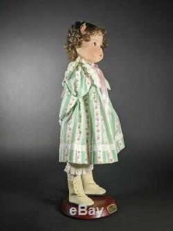 Emily 1995 Ashton Drake Dianna Effner Classic Collection Doll & Stand 16