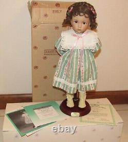 Emily Dianna Effner Ashton Drake Ltd Ed 16 Porcelain Doll COA, Box, Shipper