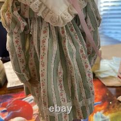 Emily Porcelain Doll By Dianna Effner With Stand And Name Plate