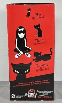 Emily The Strange Rare Doll Ashton Drake 2009 Gothic Cat Nip Cosmic Debris withBox
