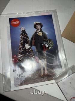 Gene Marshall Doll Coca-Cola Girl Holiday Shopper Ashton Drake