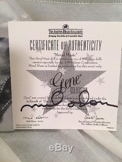 Gene Mood Music- NRFB -1999 Convention- LE800- COA Signed by MEL