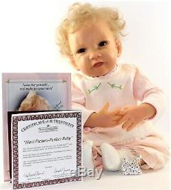 Hanl Picture Perfect Baby Doll Ashton Drake COA & Beaded Bracelet Waltraud Hanl