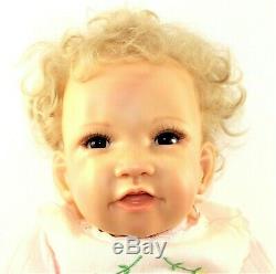 Hanl Picture Perfect Baby Doll Ashton Drake COA & Beaded Bracelet 