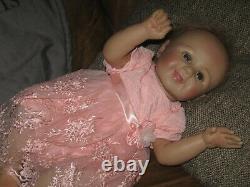 Happy Smiling Reborn Baby Doll By Sandy Faber ADG- 19- Lifelike- Ashton Drake