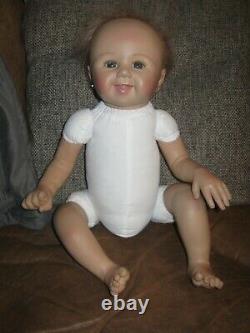 Happy Smiling Reborn Baby Doll By Sandy Faber ADG- 19- Lifelike- Ashton Drake