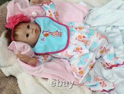 I LOVE U! -Newborn 20 Collectors Life Like Weighted Baby Girl Doll +Outfits