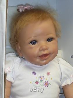 Isabella's First Steps Interactive Walking Baby Doll Ashton Drake Works! Sweet