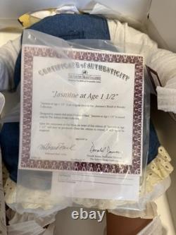 Jasmine At Age 1 ½ 26 Doll, Ashton Drake By Waltraud Hanyl, Retired RARE NIB