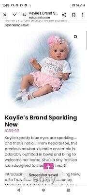 Kaylie's Brand Sparkling New Doll Ashton Drake Galleries Realtouch