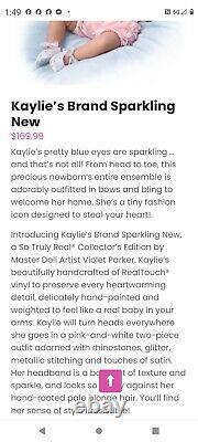 Kaylie's Brand Sparkling New Doll Ashton Drake Galleries Realtouch