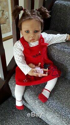 LARGE 23 TODDLER ASHTON DRAKE DOLL REBORN SWEET PRINCESS by Waltraud H