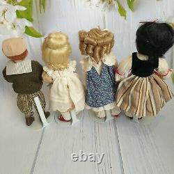 LARGE COLLECTION Ashton Drake Galleries 10 x STORYBOOK MINIATURE DOLLS Doll +COA