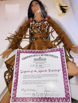 LEGEND OF THE APACHE TEARDROP Native American doll Cindy McClure Ashton Drake US