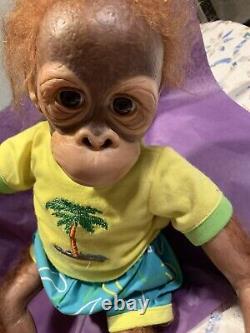 Lifelike Orangutan monkeys from the Ashton Drake galleries by Simon Laurens