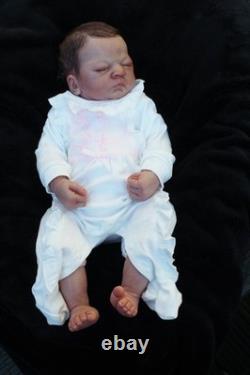 Lillbees reborn lifelike ashton drake emily 1/4 limbs posable baby 22 inches