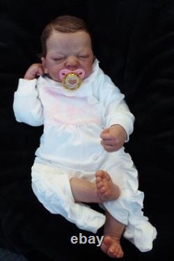 Lillbees reborn lifelike ashton drake emily 1/4 limbs posable baby 22 inches