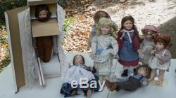 Little House On The Prairie Doll Set 8 -Ashton Drake Plus 5 more dolls