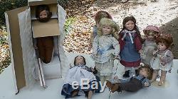 Little House On The Prairie Doll Set 8 -Ashton Drake Plus 5 more dolls